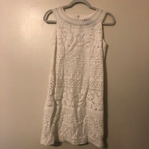 White Lace Dress by roz&ALI